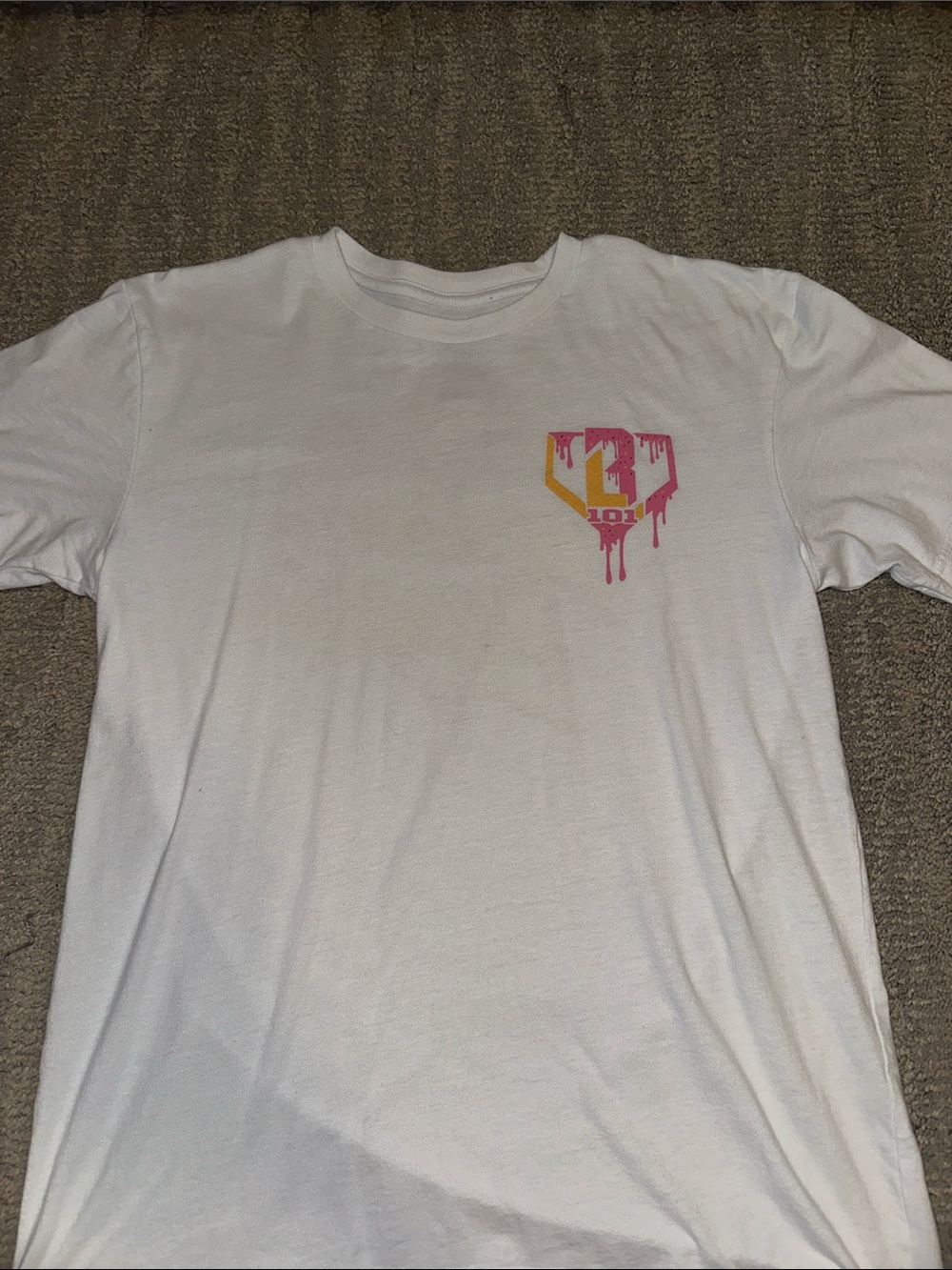 Baseball Lifestyle White Graphic Ice cream T-Shirt - White